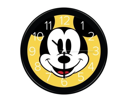 Horloge Mickey Mouse murale en plastique de 9,5"